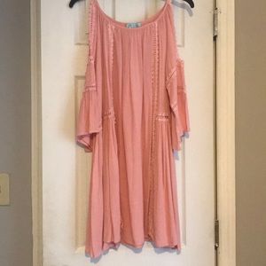 Pink boutique float dress